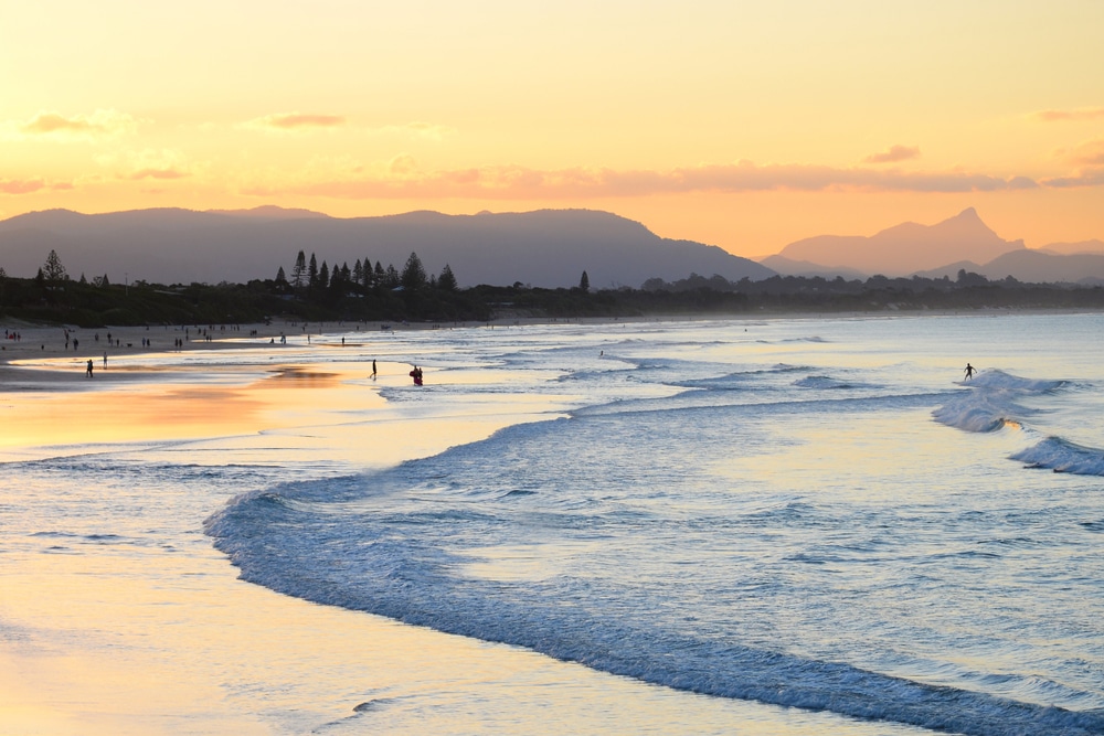 Sunset In Byron Bay Australia — Furniture Removal in Coffs Harbour, NSW