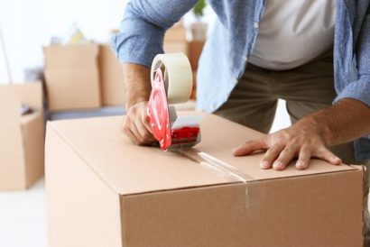 Taping Up Box — Furniture Removal in Coffs Harbour, NSW